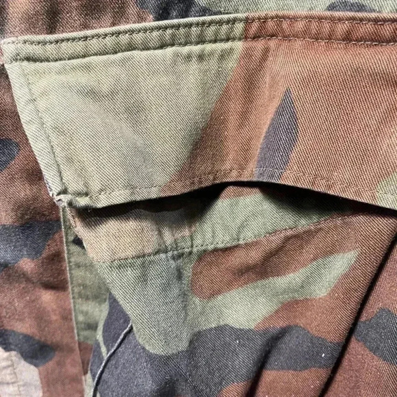 Vintage | USMC Camo Print Jacket - Green & Brown / Sz S - Picture 6 of 9